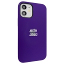 iPhone 12 Mini Θήκη Σιλικόνης - Back Case Silicone Μωβ - Image 1
