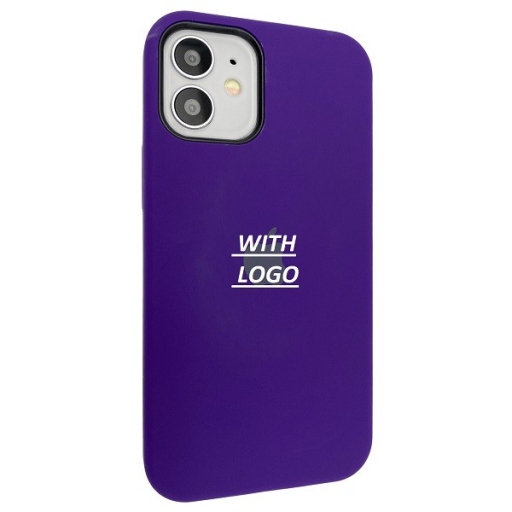 iPhone 12 Mini Θήκη Σιλικόνης - Back Case Silicone Μωβ