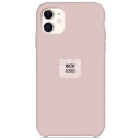 iPhone 12 Mini Θήκη Σιλικόνης - Back Case Silicone Pink Sand - Image 1