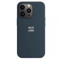 Θήκη Σιλικόνης iPhone 13 - Back Case Silicone Navy Blue - Image 1