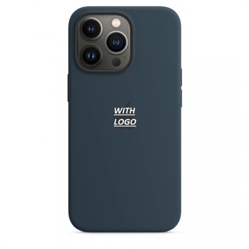 Θήκη Σιλικόνης iPhone 13 - Back Case Silicone Navy Blue
