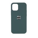 Θήκη Σιλικόνης iPhone 13 Pro - Back Case Silicone Green - Image 1
