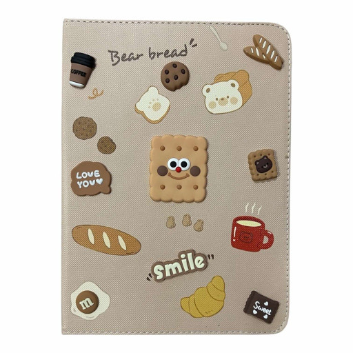 Θήκη Tablet 8'' με Σχέδια Μπισκότα & Καφέ | Πρακτική & Χαριτωμένη