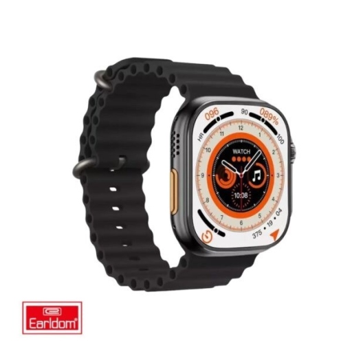 Ultra Smart Watch Μαύρο Earldom SW12 Full Pack - Black