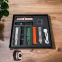 Ultra Smart Watch με 6 Λουράκια & Φορτιστή - SW12 Μαύρο - Image 2