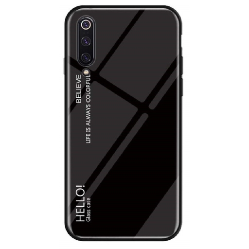 Xiaomi Mi 9T - 9T Pro Θήκη Κινητού Μαύρη - Back Glass Case Black