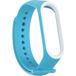 Xiaomi Mi Band 3 - 4 Γαλάζιο - Άσπρο Λουράκι Ρολογιού Smart Watch