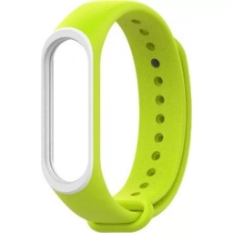 Xiaomi Mi Band 3 - 4 Λαχανί - Άσπρο Λουράκι Ρολογιού Smart Watch