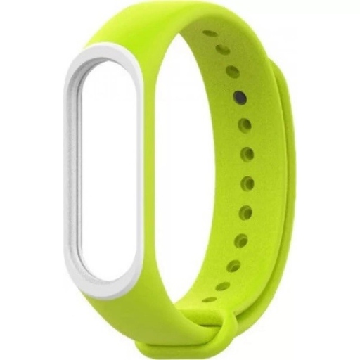 Xiaomi Mi Band 3 - 4 Λαχανί - Άσπρο Λουράκι Ρολογιού Smart Watch
