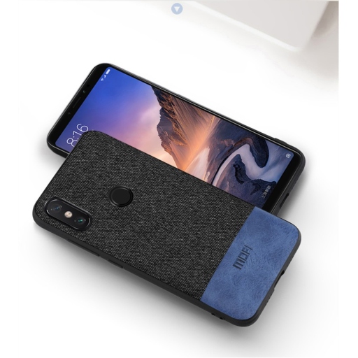 Xiaomi Mi Max 3 Θήκη Κινητού - Back Case Black - Blue