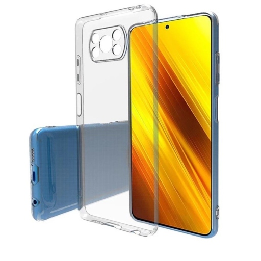 Xiaomi Poco X3 Pro Διάφανη Θήκη Σιλικόνης με Προστασία Κάμερας - Mobile Silicone Case