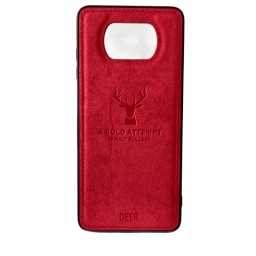 Xiaomi Poco X3 Pro - NFC Fabric Case - Θήκη Προστασίας Κινητού Red