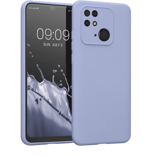 Θήκη Σιλικόνης με Προστασία Κάμερας Xiaomi Redmi 10C - Back Case Silicone Levander