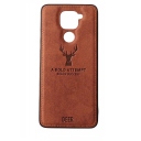 Xiaomi Redmi 10X 4G - Θήκη Προστασίας Κινητού - Mobile Back Case Fabric Brown - Image 1