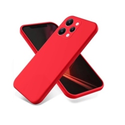 Xiaomi Redmi 12 4G Θήκη με Προστασία Κάμερας - Silicone Case Red