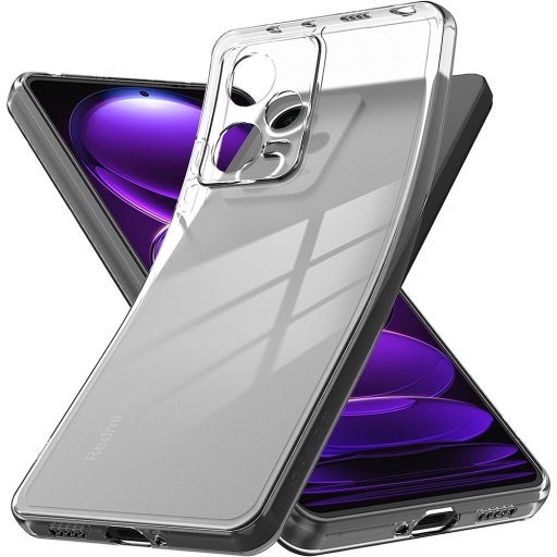 Xiaomi Redmi 12 Διάφανη Θήκη Σιλικόνης με Ενσωματωμένη Προστασία Κάμερας