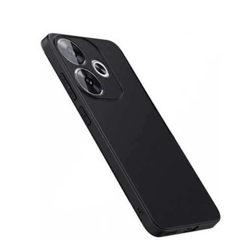 Xiaomi Redmi 13 Μαύρη Θήκη Σιλικόνης με Προστασία Κάμερας Black