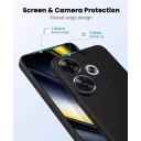 Xiaomi Redmi 13 Μαύρη Θήκη Σιλικόνης με Προστασία Κάμερας Black - Image 2