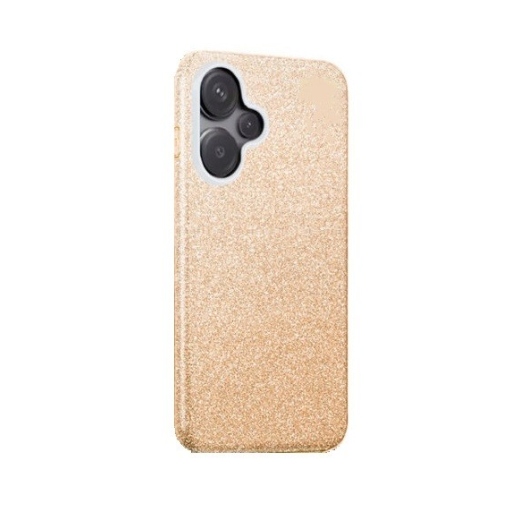 Xiaomi Redmi 13 Θήκη Σιλικόνης Glitter Gold