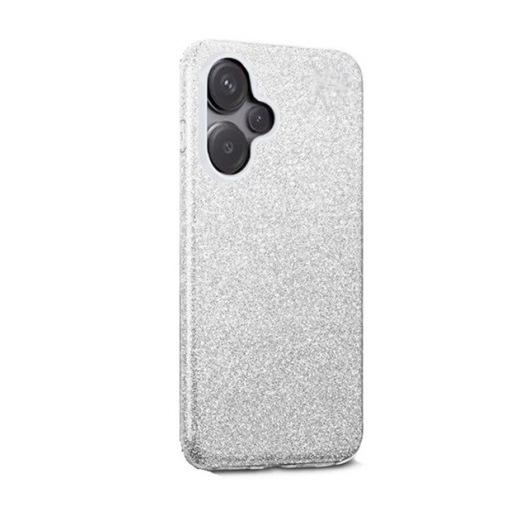 Xiaomi Redmi 13 Θήκη Σιλικόνης Glitter Silver