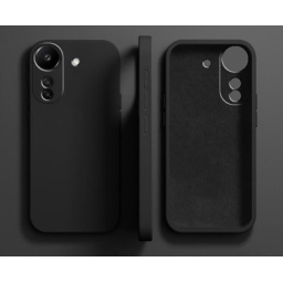 Xiaomi Redmi 13C Μαύρη Θήκη Σιλικόνης με Προστασία Κάμερας - Black