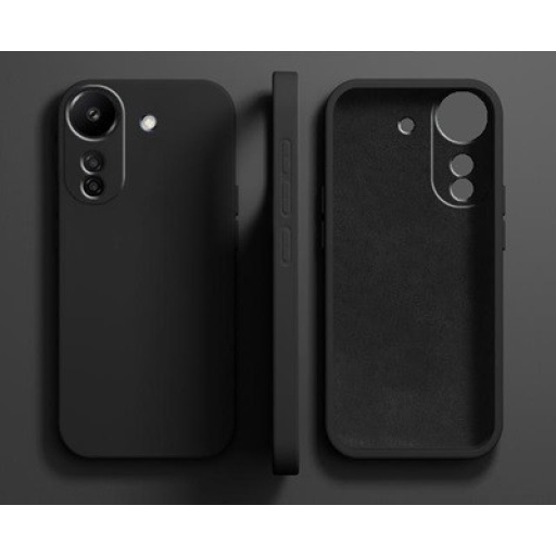Xiaomi Redmi 13C Μαύρη Θήκη Σιλικόνης με Προστασία Κάμερας - Black