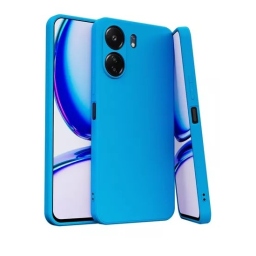 Xiaomi Redmi 13C Θήκη Σιλικόνης με Προστασία Κάμερας Sea Blue