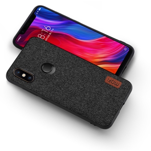 Xiaomi Redmi 7 Θήκη Προστασίας Κινητού Μαύρη - Mobile Back Case Fabric Black