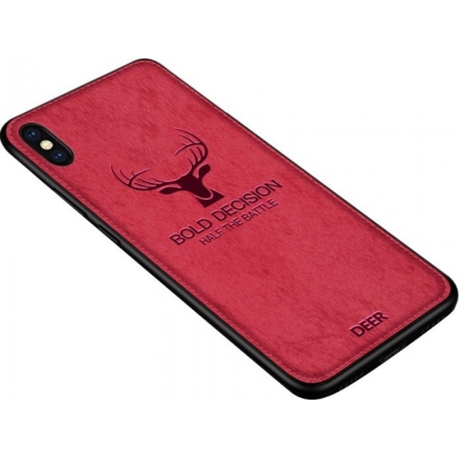 Xiaomi Redmi 7A Θήκη Προστασίας Κινητού - Mobile Back Case Fabric Red