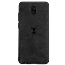 Xiaomi Redmi 8A Θήκη Προστασίας Κινητού - Mobile Back Case Fabric Black - Image 1