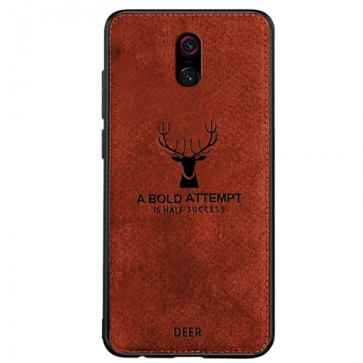 Xiaomi Redmi 8A Θήκη Προστασίας Κινητού - Mobile Back Case Fabric Brown