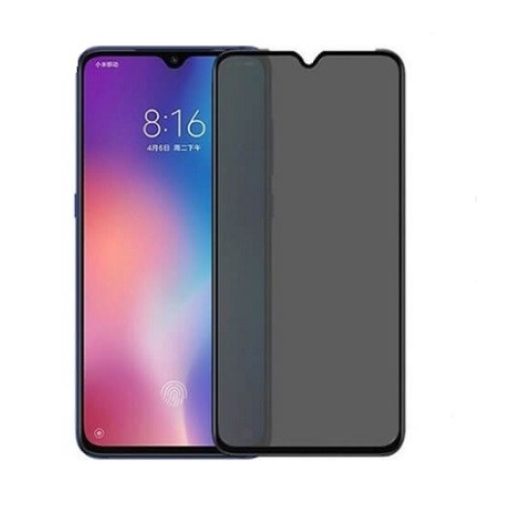 Xiaomi Redmi 9 Privacy Full Tempered Glass Screen Protector - Απόρρητη Προστασία Οθόνης Φιμέ