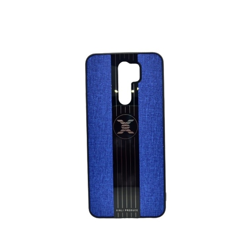 Xiaomi Redmi 9 Θήκη Κινητού με Δαχτυλίδι - Back Case Μπλε