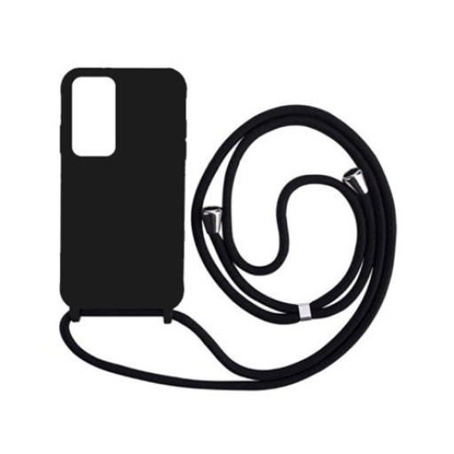 Xiaomi Redmi Note 12S Θήκη με Κορδόνι Μαύρη - Back Case Silicone Black