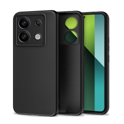 Xiaomi Redmi Note 13 Pro 5G Θήκη Σιλικόνης Μαύρη με Προστασία Κάμερας Black