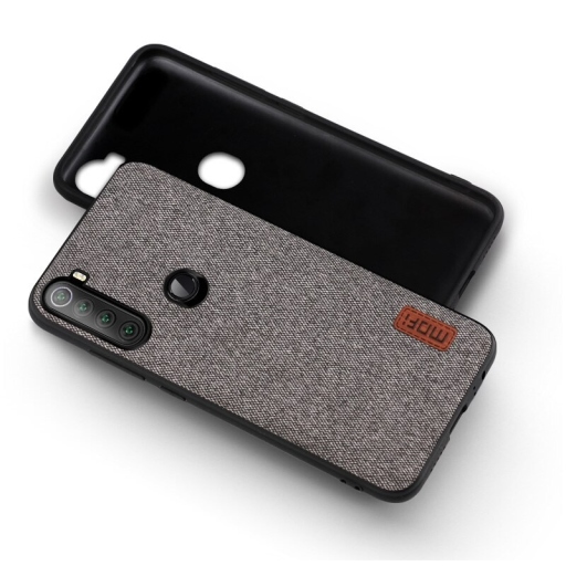 Xiaomi Redmi Note 8 Θήκη Κινητού Mofi - Mobile Back Case Fabric Grey