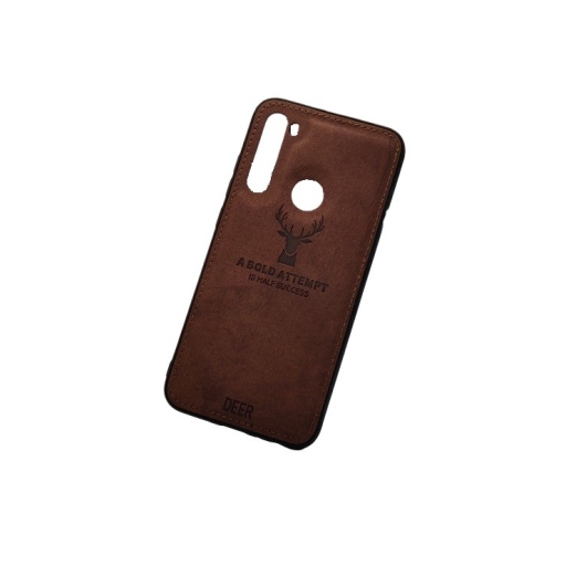 Xiaomi Redmi Note 8 Θήκη Προστασίας Κινητού - Mobile Back Case Fabric Brown