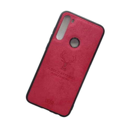 Xiaomi Redmi Note 8T Θήκη Προστασίας Κινητού - Mobile Back Case Fabric Red